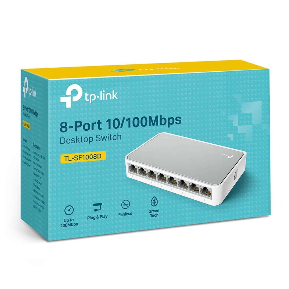 Switch TP Link TL-SF1008D 8 cổng 10/100Mbps 