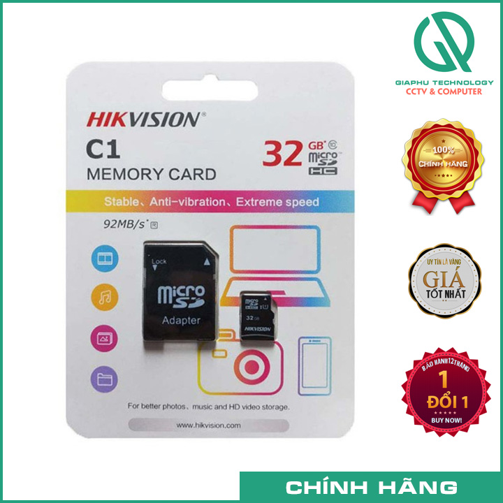 Thẻ nhớ Micro SD 32GB - HIKVISION